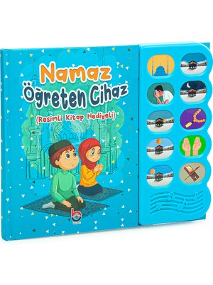 Namaz Öğreten Cihaz Resimli Kitap Seti Mavi