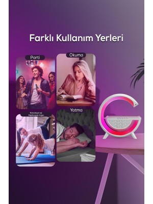 DEMPOWER Powerbank ve Hoparlör Özellikli Gece Lambası