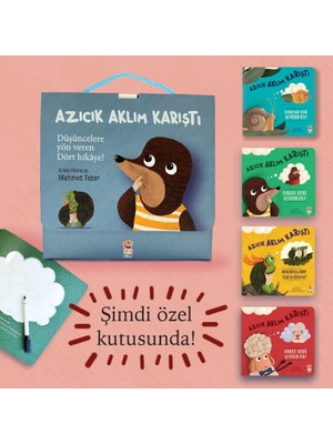 Sincap Kitap Azıcık Aklım Karıştı Seti (4 Kitap Takım) - Mehmet Teber