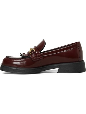 Nine West Nine West Lıana 4Pr Bordo Kadın Loafer