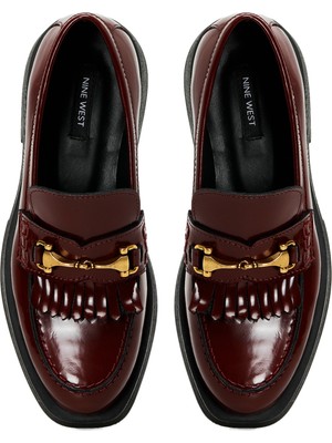 Nine West Nine West Lıana 4Pr Bordo Kadın Loafer