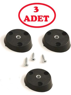 Faw Decor Zigon Sehpa Plastik Bağlantı Aparatı / Mobilya Ayağı Bağlantı Parçası - 3 Adet