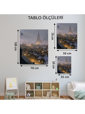 Mervolia Retro Temalı Modern Tablo TBL1163