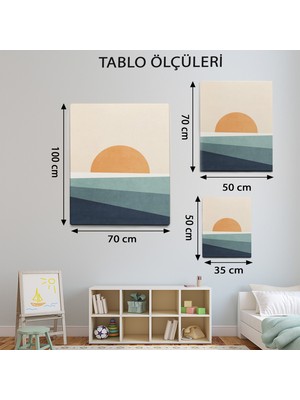 Mervolia Modern Temalı  Bohem Tasarımlı Tablo TBL562