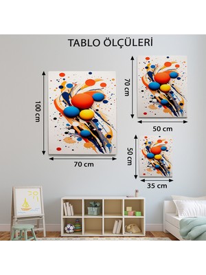 Mervolia Modern Temalı  Top Darbeleri Tablo TBL174