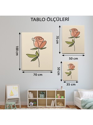 Mervolia Çiçek Temalı  Bohem Tablo TBL999