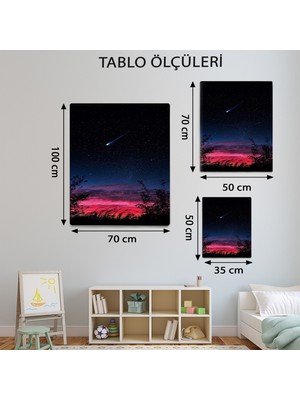 Mervolia Modern Temalı  Kızıl Ufuk Tablo TBL66