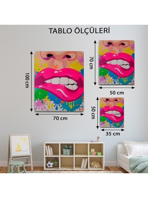 Mervolia Pop Art Temalı  Dekoratif Tablo TBL904