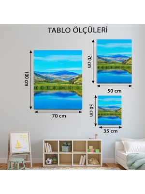 Mervolia Deniz Temalı  Bataklık Gölü Tablo TBL372