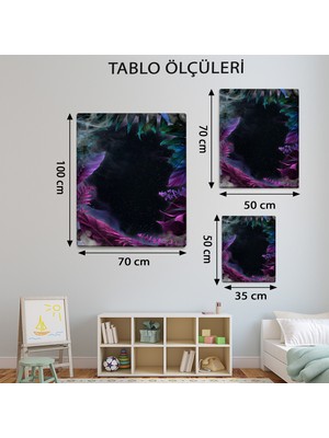 Mervolia Modern Temalı  Uzay Manzarası Tablo TBL725