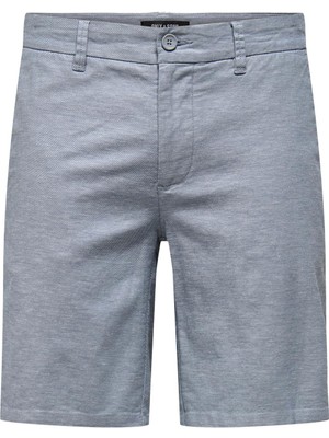 Only & Sons Mavi - Gri Erkek Kargo Şort Onsmark 0011 Cotton Lınen Shorts No