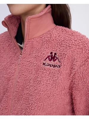 Kappa Logo Felax Tur Kadın Gül Kurusu Comfort Fit Sherpa