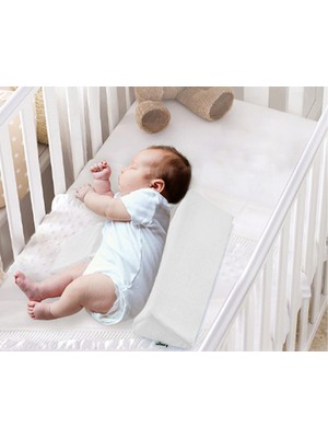 Babyjem Bebek Güvenli Uyku Yan Yatış Yastığı Beyaz