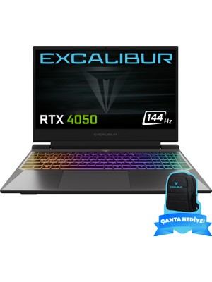 Casper Excalibur G870.1270-DFA0X-B Intel Core i7-12700H 32GB RAM 1TB NVME SSD GEN4 6GB RTX4050 Freedos Gaming Laptop