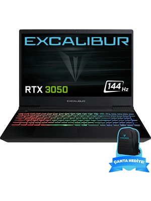 Casper Excalibur G770.1245-DFJ0X-B Intel Core i5-12450H 32GB RAM 1TB SSD GEN4 4GB RTX3050 Freedos Gaming Laptop