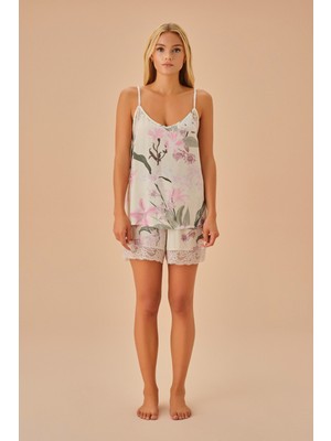 Suwen Floral Şort Takımı