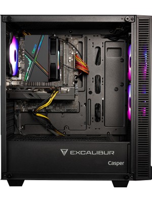 Casper Excalibur E65H.124F-DF50X-0HC Intel Core i5-12400F 32GB RAM 1TB SSD RTX3050 Freedos