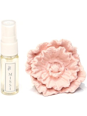 Missi Pembe Şakayık Taşlı Hanımeli Araba/araç Kokusu (20 ml Esans ile Birlikte)