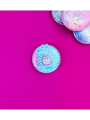 Giftmoda Motto Tasarımlı Oval Ayna