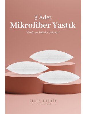 Sleep Garden Microfiber Yastık 3 Adet