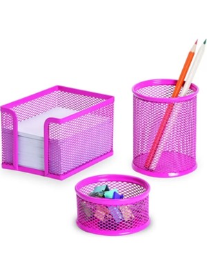 Stilo Masaseti Metal File Renkli 3'lü Set