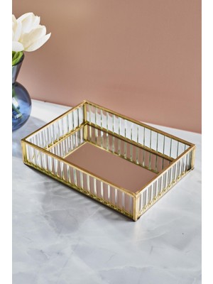 Gio Cam Aynalı Sunumluk Tepsi-4