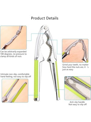 Greathings 2 Kademeli Pense Tipi Fındık - Badem - Ceviz Kıracağı Metal