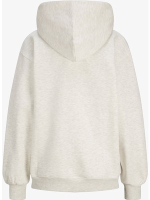 Jjxx Jxjasmin Kadın Bej Sweatshirt 12262475-WHITEMELANGE