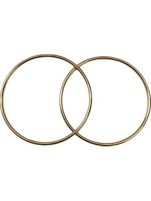 Elegantshop Yuvarlak Metal Çanta Sapı 13 cm Cc2