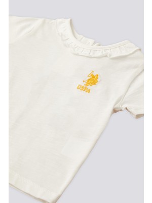 U.S. Polo Assn. Kız Bebek Krem Pijama Takım 50303761-VR071