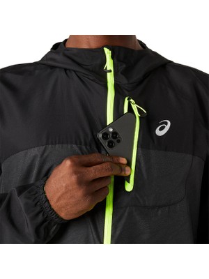 Asics Fujitrail Packable Windbreaker Erkek Siyah Ceket 2011C991-001