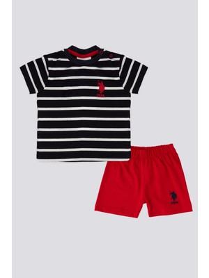 U.S. Polo Assn. Erkek Bebek Kırmızı Pijama Takım 50302000-VR030