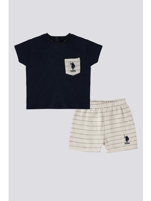 U.S. Polo Assn. Erkek Bebek Lacivert Pijama Takım 50301978-VR033