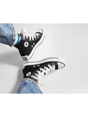 Converse Ctas Lift Hi Kadın Günlük Ayakkabı A10424C Siyah