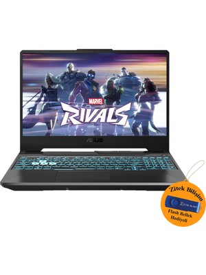 Tuf Gaming A15 Ryzen 5 7535HS 16 GB 1 Tb SSD RTX3050 15.6" 144Hz Freedos Taşınabilir Bilgisayar FA506NC-HN048 ZI701 + Zitek 16 GB Flash Bellek