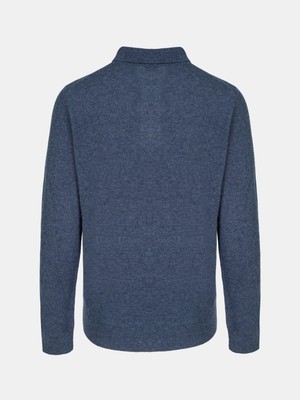 Karaca Erkek Regular Fıt Triko Kazak-Indigo