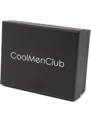 Coolmenclub Kırmızı Taşlı Klasik Kol Düğmesi