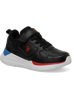 U.S. Polo Assn. Inter Jr 4Pr Siyah Erkek Çocuk Sneaker