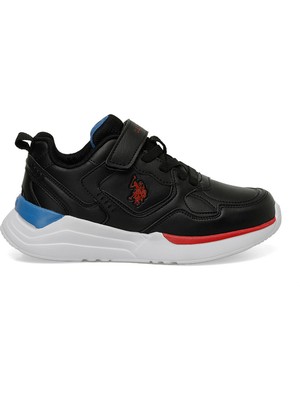 U.S. Polo Assn. Inter Jr 4Pr Siyah Erkek Çocuk Sneaker