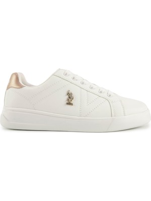 U.S. Polo Assn. Exxy 4Pr Beyaz Kadın Sneaker