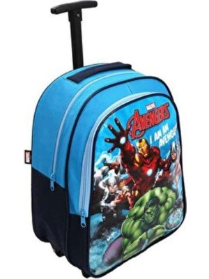 Zennur Çekçekli Ilkokul Avengers Suya Dayanıklı Ayarlanabilir Çift Bölme Çocuk Erkek Çanta