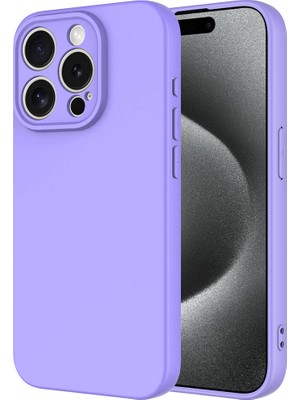 ZORE Apple iPhone 15 Pro Max Kılıf Mara Lansman Kapak-Lila