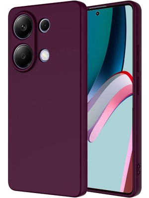 ZORE Xiaomi Redmi Note 13 Pro 4g Kılıf Mara Lansman Kapak-Koyu Mor