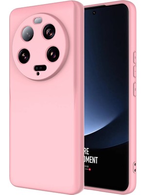 ZORE Xiaomi Mi 13 Ultra Kılıf Mara Lansman Kapak-Pembe Açık