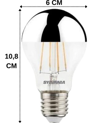 Sylvania 4,5W (35W) Endirekt 2700K (Sarı Işık) E27 Duylu LED Ampul (8 Adet)