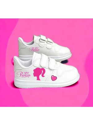 Lias Design Pembe Preses Baskılı Kız Çocuk Spor Ayakkabı Sneaker
