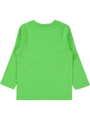 Civil Boys Erkek Çocuk Sweatshirt 2-5 Yaş Limon Yeşili