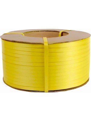 Teknopak 12 mm Sarı Plastik Çember Şeridi