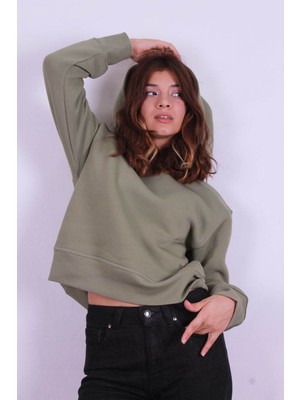 Loft Kadın Sweatshirt Haki LF2033675