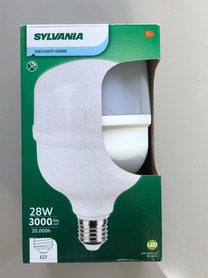 Sylvania 3 Adetsylvanıa Toledo Hilux 28W=3000 Lümen  6500K Beyaz LED Lamba 20,000 Saat